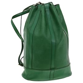Louis Vuitton-LOUIS VUITTON Epi Randonnee GM Shoulder Bag Green M43084 LV Auth tp508-Green