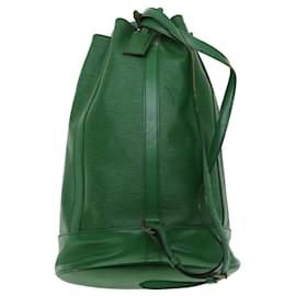 Louis Vuitton-LOUIS VUITTON Epi Randonnee GM Shoulder Bag Green M43084 LV Auth tp508-Green