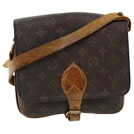 Louis Vuitton-LOUIS VUITTON Monogram Cartouchiere MM Shoulder Bag M51253 LV Auth jk2945-Other