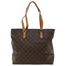 Louis Vuitton-LOUIS VUITTON Monogram Cabas Mezzo Tote Bag M51151 LV Auth ac1185-Other