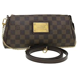 Louis Vuitton-LOUIS VUITTON Damier Ebene Eva Shoulder Bag 2way N55213 LV Auth hs1597-Other