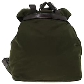Prada-PRADA Backpack Nylon Khaki Auth ac1165-Khaki