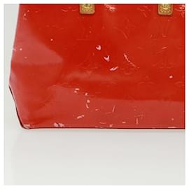 Louis Vuitton-LOUIS VUITTON Monogram Vernis Reade PM Hand Bag Red M91990 LV Auth ki2487-Red
