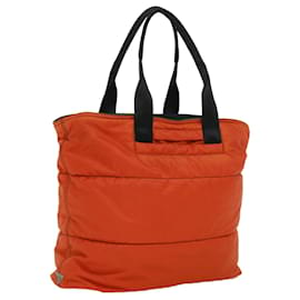 Prada-PRADA Tote Bag Nylon Orange Auth bs2671-Orange
