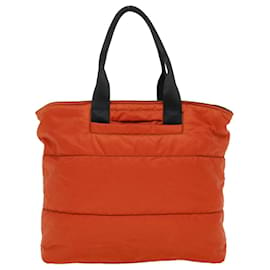 Prada-PRADA Bolso Tote Nylon Naranja Auth bs2671-Naranja