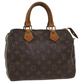 Louis Vuitton-Louis Vuitton Monogram Speedy 25 Hand Bag M41528 LV Auth ar8034b-Other