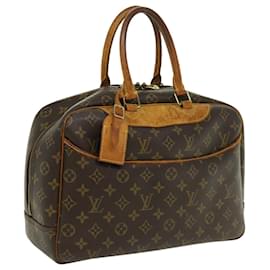 Louis Vuitton-LOUIS VUITTON Monogram Deauville Hand Bag M47270 LV Auth ar7997b-Other