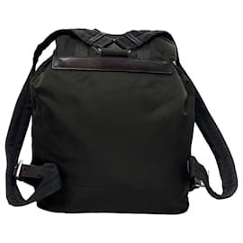 Prada-PRADA Backpack Nylon Khaki Auth ac1159-Khaki