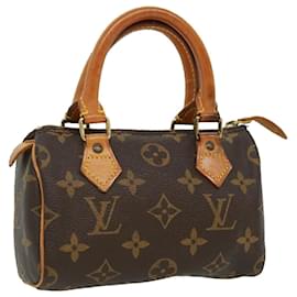 Louis Vuitton-LOUIS VUITTON Monogram Mini Speedy Hand Bag M41534 LV Auth hs1603-Other