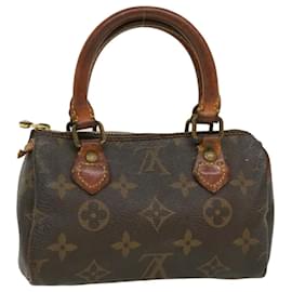 Louis Vuitton-LOUIS VUITTON Monogram Mini Speedy Hand Bag M41534 LV Auth ar7993b-Other