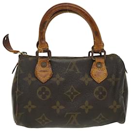 Louis Vuitton-LOUIS VUITTON Monogram Mini Speedy Hand Bag M41534 LV Auth 32810-Other