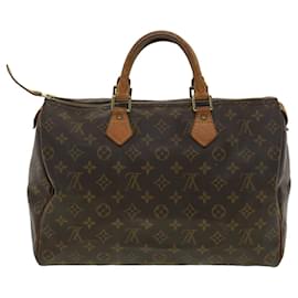 Louis Vuitton-Louis Vuitton Monogram Speedy 35 Hand Bag M41524 LV Auth th3088-Other