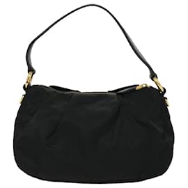 Prada-PRADA Shoulder Bag Nylon Black Auth am3266-Black