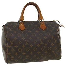 Louis Vuitton-Louis Vuitton Monogram Speedy 30 Hand Bag M41526 LV Auth ac1136-Other