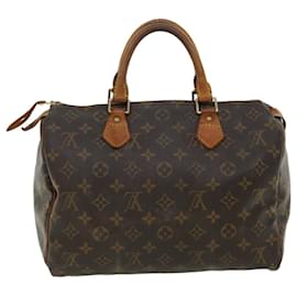 Louis Vuitton-Louis Vuitton Monogram Speedy 30 Hand Bag M41526 LV Auth ac1136-Other