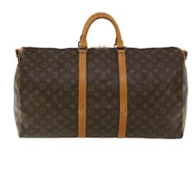 Louis Vuitton-Louis Vuitton Monogram Keepall Bandouliere55 Boston Bag M41414 LV Auth th3076-Other
