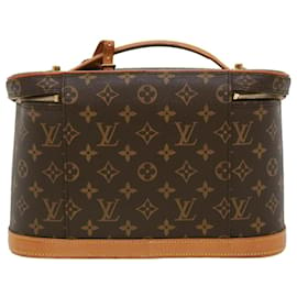 Louis Vuitton-LOUIS VUITTON Monogram Nice Hand Bag M47280 LV Auth am3250-Monogram