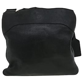 Prada-PRADA Shoulder Bag Leather Black Auth am3261-Black
