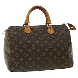 Louis Vuitton-Louis Vuitton Monogram Speedy 30 Hand Bag M41526 LV Auth ki2497-Other