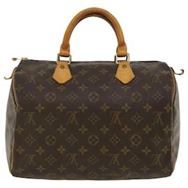 Louis Vuitton-Louis Vuitton Monogram Speedy 30 Hand Bag M41526 LV Auth ki1883-Other