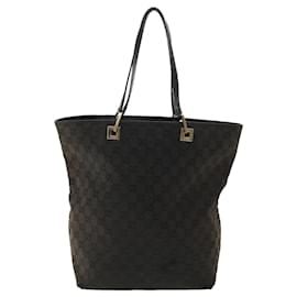 Gucci-Gucci GG Canvas Tote Bag 2Set Black Pink Auth ac1181-Black,Pink