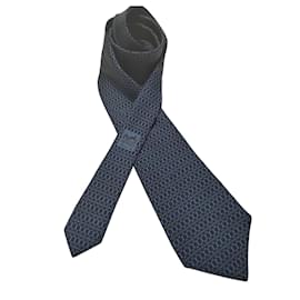 Hermès-Laços-Azul marinho