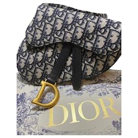 Christian Dior-Sac-ceinture Christian Dior Saddle-Bleu