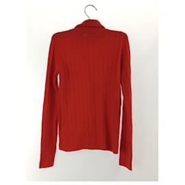 Gucci-GUCCI Pull Col Roulé-Rouge