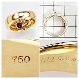 Dior-Dior Ruby ​​Ring-Gold hardware