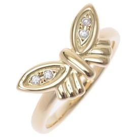 Dior-Christian Dior Butterfly Motif Ring-Gold hardware