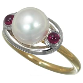 Dior-Dior Akoya Pearl Ring-Gold hardware