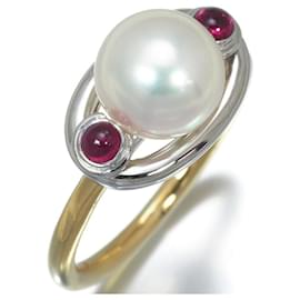 Dior-Dior Akoya Pearl Ring-Gold hardware