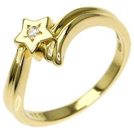 Dior-Dior Star Motif Diamond Ring-Gold hardware