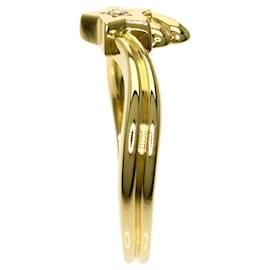 Dior-Dior Star Motif Diamond Ring-Gold hardware