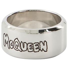 Affiti Ring - Alexander Mcqueen - Silber - Metall Silber Metallisch