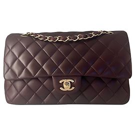 Chanel Aba Clássica - Média Bordeaux
