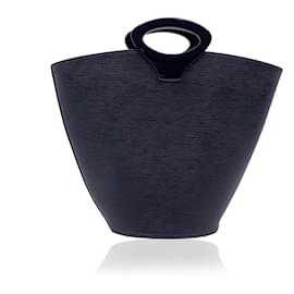 Louis Vuitton-Vintage Black Epi Leather Noctambule Tote Bag Handbag-Black