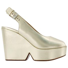Robert Clergerie Dylan9 Sandali in pelle metallizzata Metallico