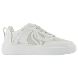 Stella Mc Cartney-Baskets S-Wave - Stella Mccartney - Glace - Cuir Vegan-Blanc