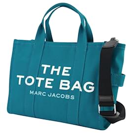 Marc Jacobs-The Small Tote in Blue Canvas-Blue