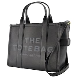 Marc Jacobs-The Small Tote Bag - Marc Jacobs - Negro - Cuero-Negro