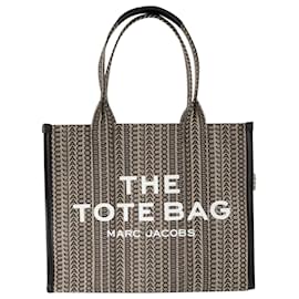 Marc Jacobs-Monograma da sacola grande - Marc Jacobs - Bege Multi - Algodão-Bege