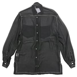 Fendi-FENDI See-through Tops-Black