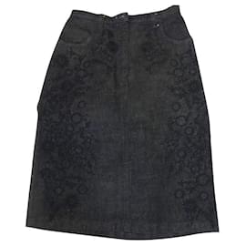 Fendi-Fendi skirt denim-Black