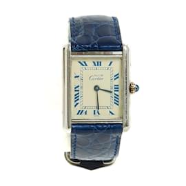 Cartier-TANK MUST GM SILVER EXOTIC-Silvery