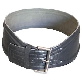 Autre Marque Cinto de couro preto Preto
