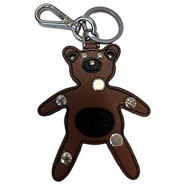 Ciondolo orso Prada Marrone chiaro Marrone scuro