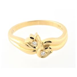 Dior-Christian Dior Diamond Ring-Gold hardware