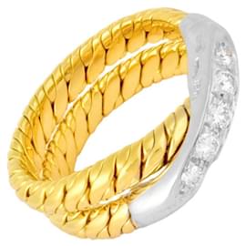 Pomellato-Pomellato-Diamant-Bandring aus Gold-Mehrfarben