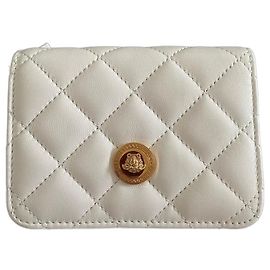 Versace La medusa Wallet White White